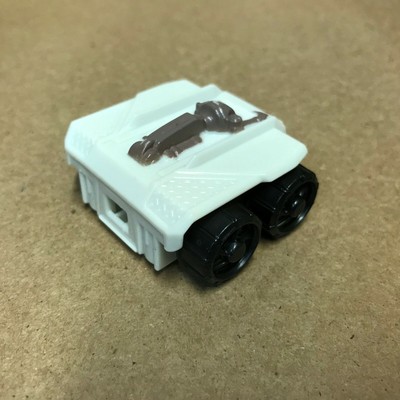 White Mini Tank Hot Wheels Loose Diecast Car HA