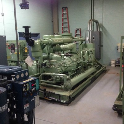 Sullair TS32 400 hp. Rotary Screw air compressor Variable capacity,warranty