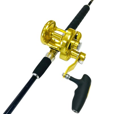 Okuma Fishing Rod Reel Tundra Combo Saltwater Surf Pier River Catfish 8/' M