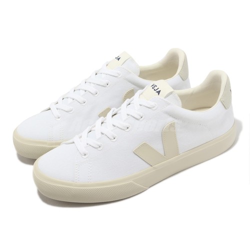 

Veja Campo CA Canvas White Pierre цвета слоновой кости Мужская повседневная обувь для образа жизни CA0103129B, Белый, Campo Ca Canvas