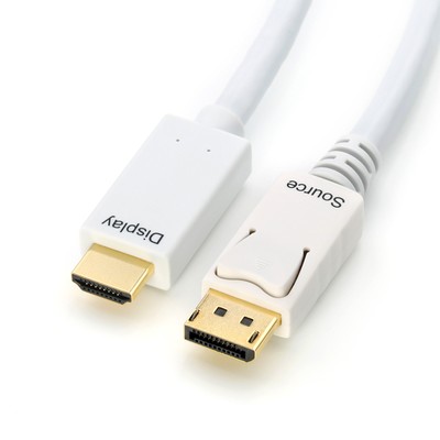 Adapter Kabel 3m DisplayPort 1.2 / DP auf HDMI 1.4 Wandler