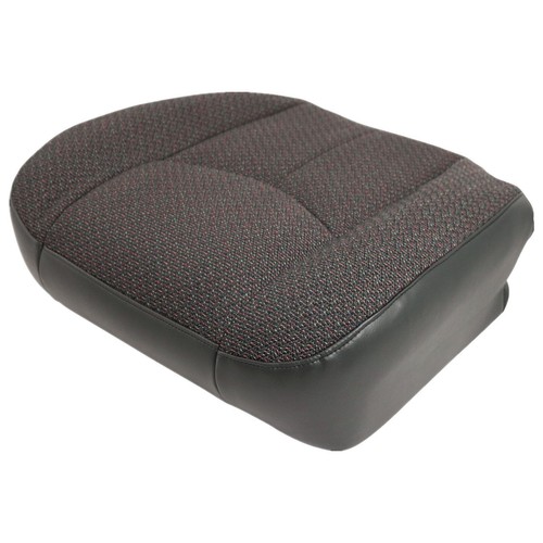 For 03-07 Chevy Silverado Dark Gray Cloth Driver Seat Foam Cushion &Bottom Cover