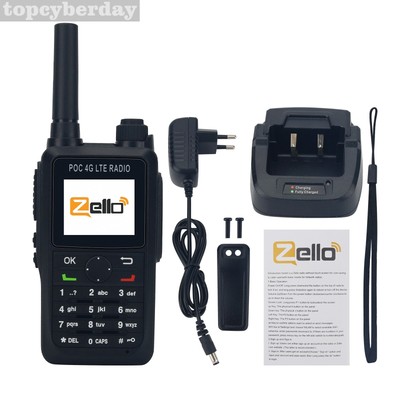 W100 Zello Radio 4G POC Radio IP68 Walkie Talkie w/ Battery Capacity of 5200mAh