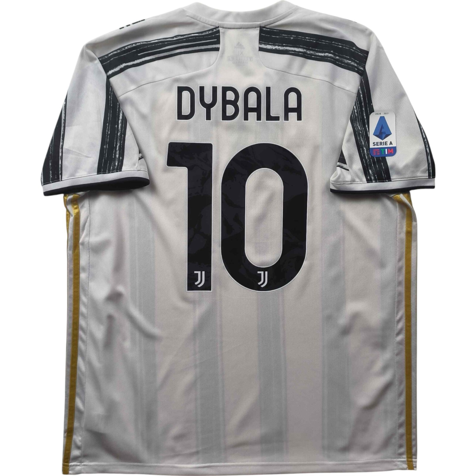 Juventus 2020-21 Adidas home Paulo Dybala football jersey
