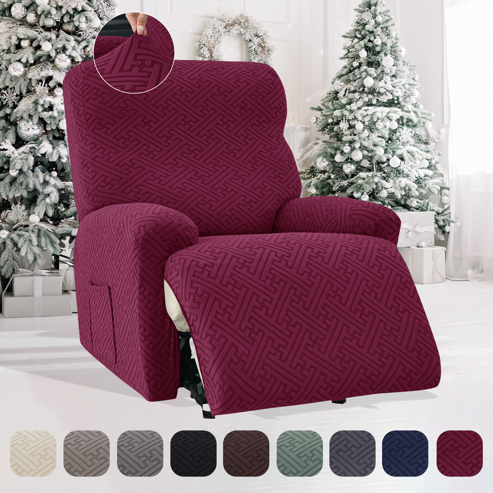 100% Waterproof Stretch Recliner Chair Slipcover Cover Protector Lazy Boy Sofa