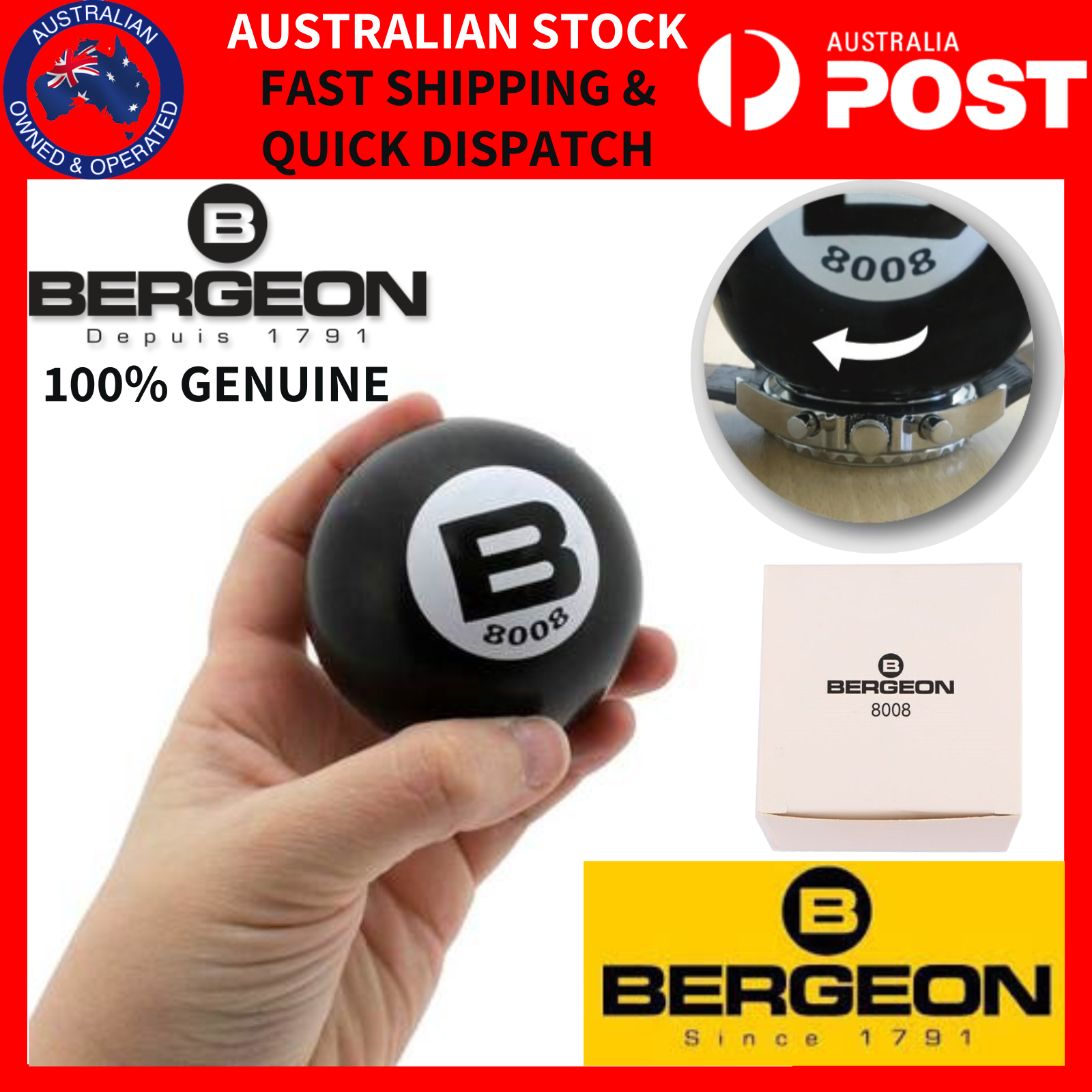 Bergeon 8008 rubber ball hotsell