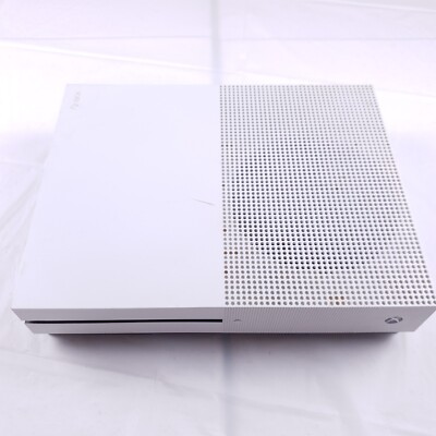 Microsoft Xbox One S 1TB Console Gaming System Only White 1681 TESTED Working