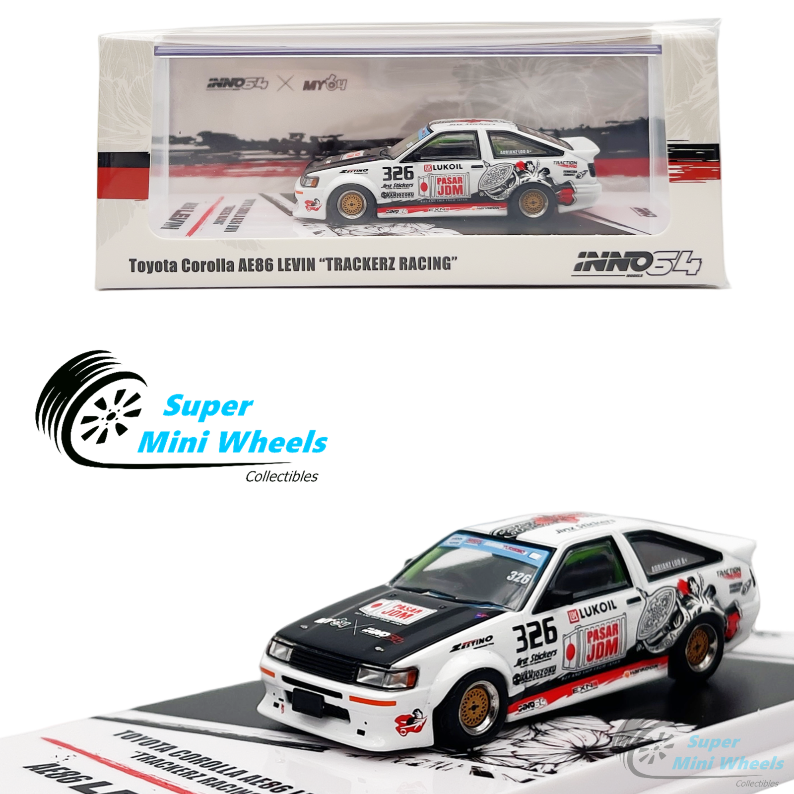 INNO64 1:64 Toyota Corolla AE86 Lievin 