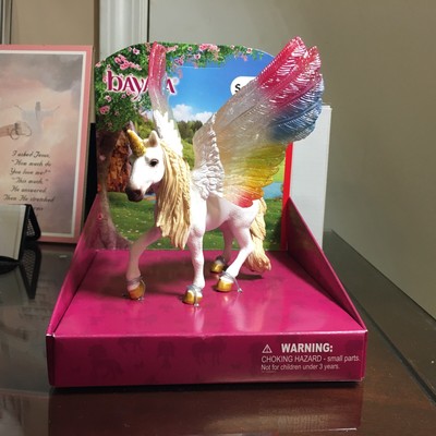 Schleich Bayala Winged Rainbow Unicorn Fantasy Figure 70576 NEW
