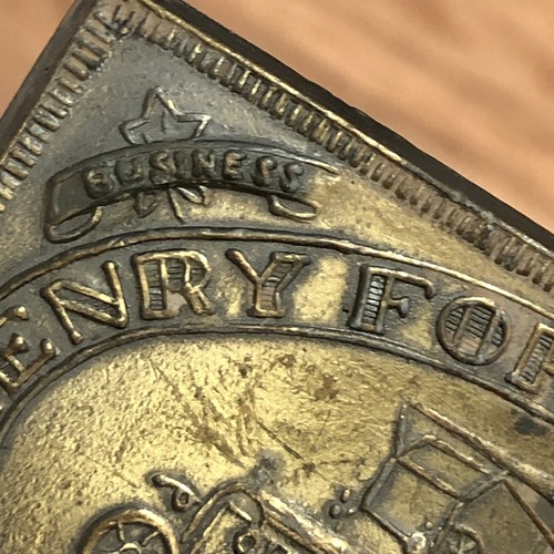 Vintage Belt Buckle Henry Ford Record Year Model T