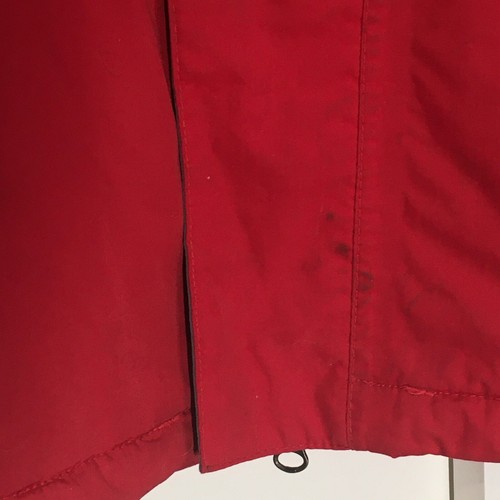 Burton Dry Ride Snowboard Ski Poacher Jacket Parka Mens Large Red Gray