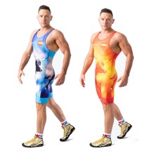 Download Men's Wrestling Suit Singlet Bodysuit Berkner SPAIN ...