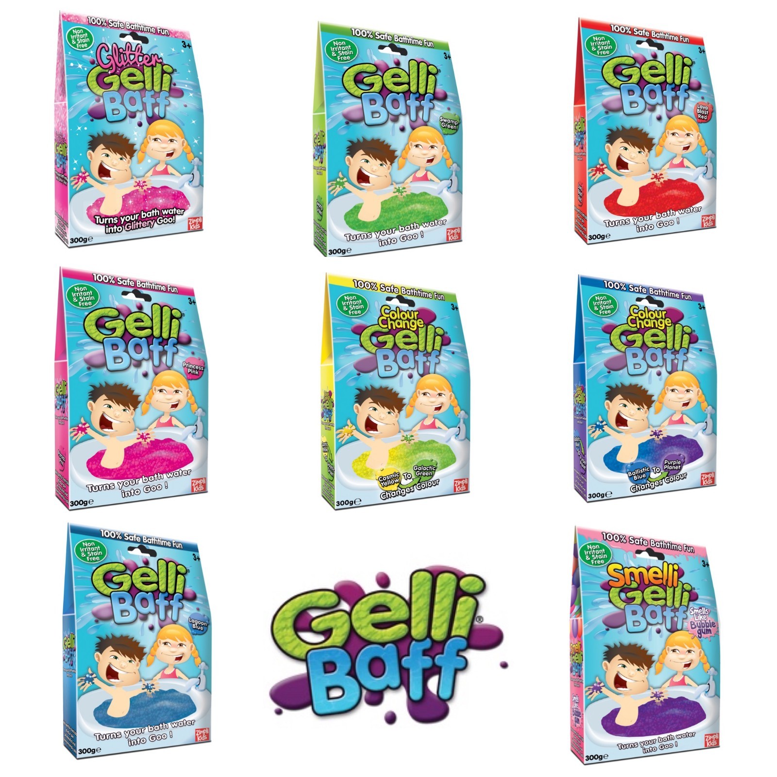Gelli Baff ジェリーバフ グリーン×2 レッド×4