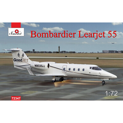 AMODEL 72347 Bombardier Learjet 55  Scale 1:72 - Plastic model kit aircraft