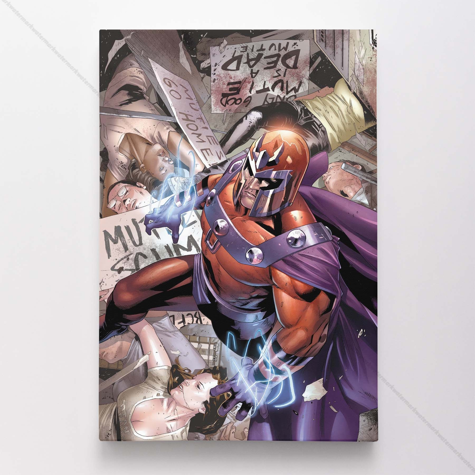 Magneto Poster Canvas X-Men Xmen Marvel Comic Book Cover Art Print #34840