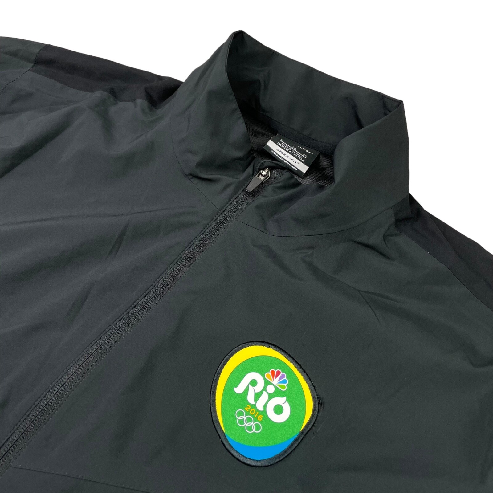 Nike Golf Storm-FIT 20 XL ブラック レインウェア NIKE Men's Storm-FIT ADV Full-Zip Golf Rain Jacket, BLACK