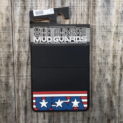 NOS Plasticolor Truck Mud Flaps USA Deadstock 12x18 Pickups Vans Campers Rvs