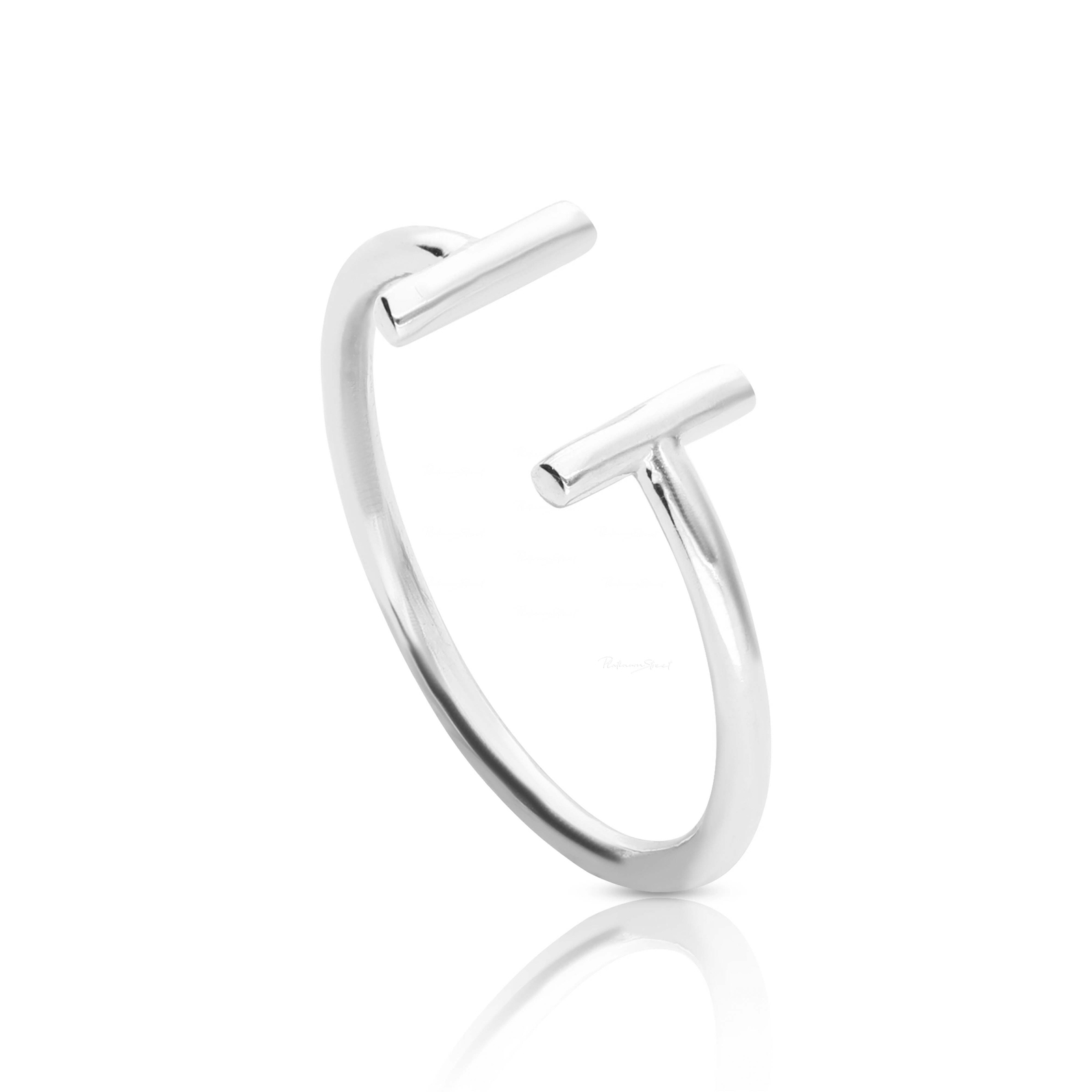 Solid 950 Platinum Open Cuff Ring Handmade Fine Jewelry-International Women’s Da