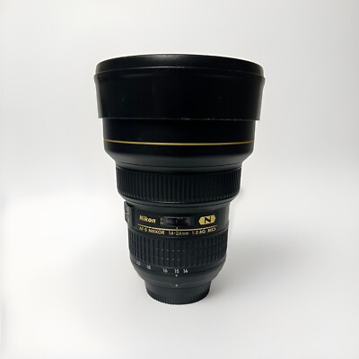 Nikon AF-S AFS Zoom Nikkor 14-24mm f/2.8 G ED  Very Good Condition W/caps