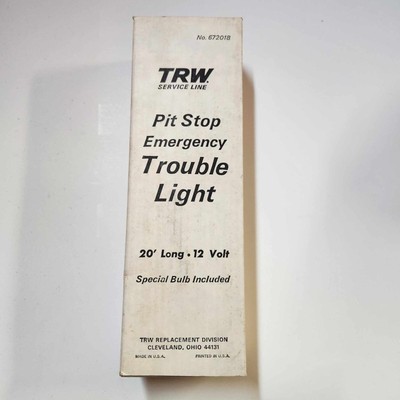 TRW Pit Stop Trouble Work Light  12V-50 Watt Made in USA