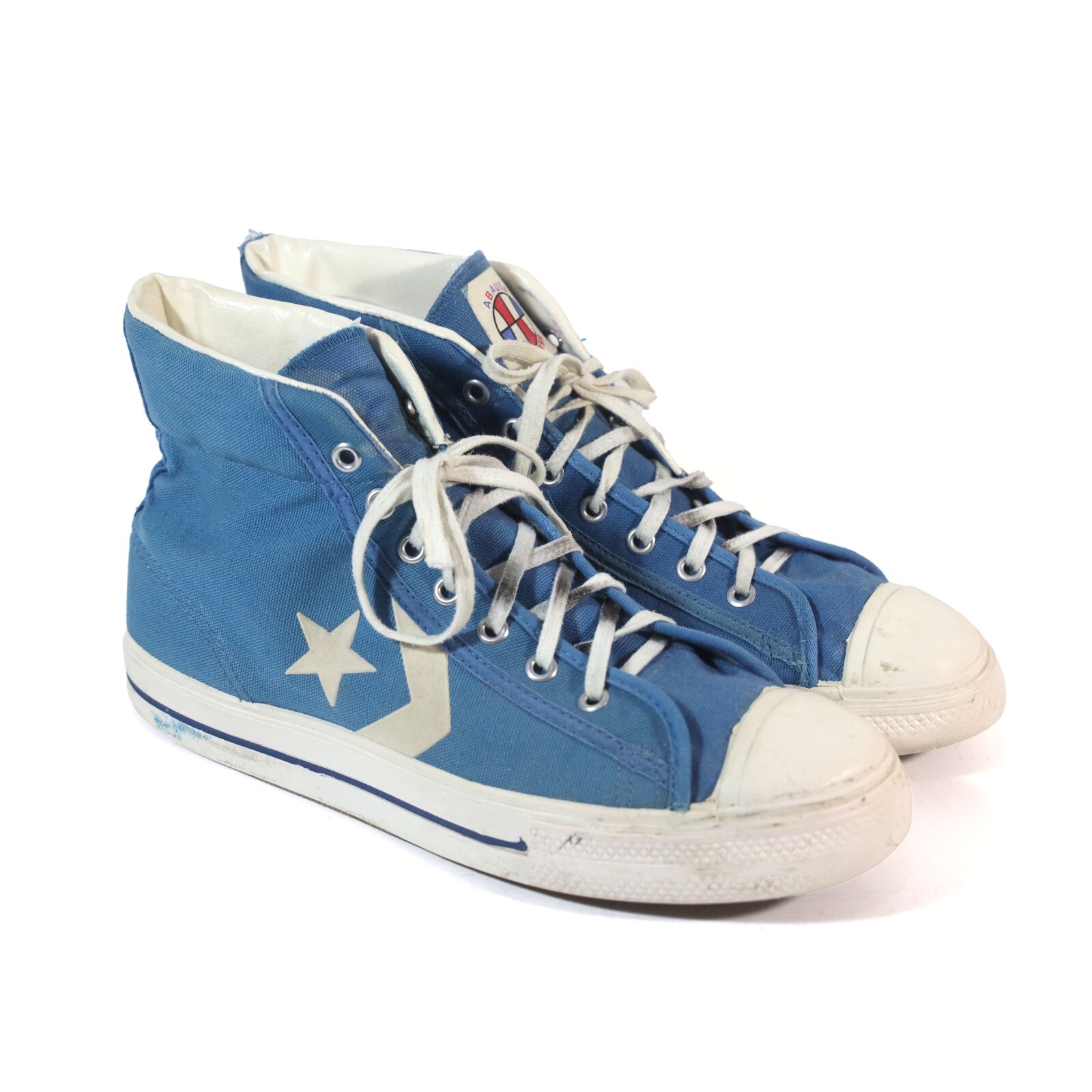 Genuine Vintage ABA USA Converse Sneakers - Blue Size 8.5 | eBay