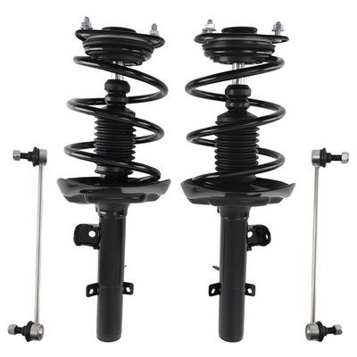 Front Struts w/ Coil Spring Sway Bars for 2013 2014 2015 2016 2017 Honda Accord