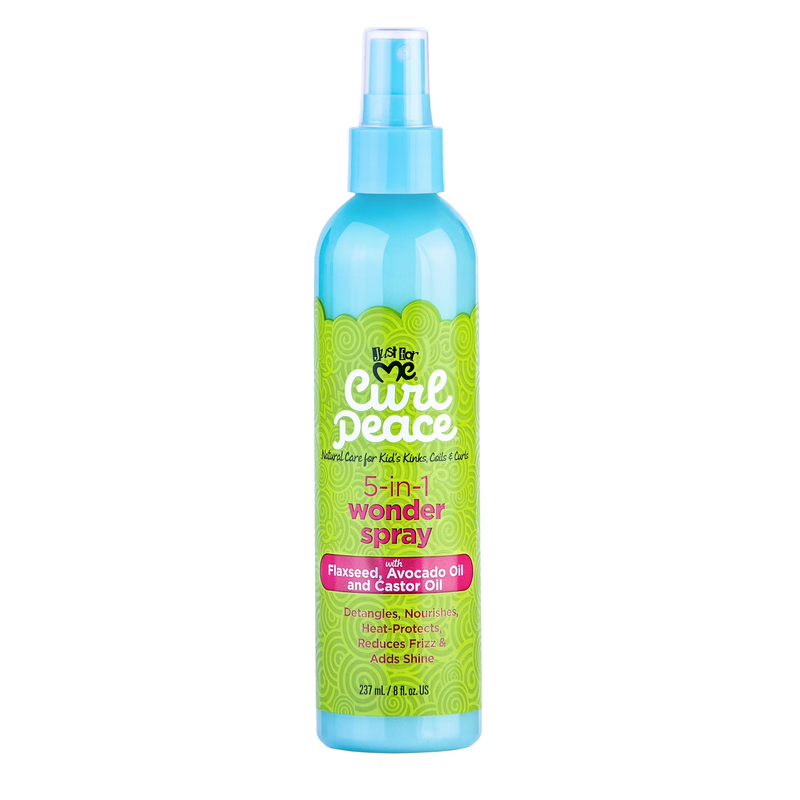 Curl Peace 5-In-1 Wonder Spray 8 Oz., for Kids, Female, Frizz Contr