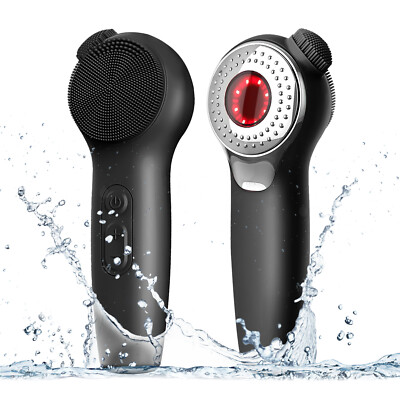 Sonic Facial Cleansing Brush Rechargeable Electric Face Scrubber for Men & Women