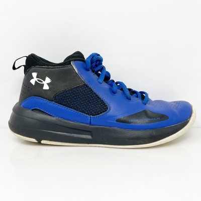 

Under Armour Boys Lockdown 5 3023533-400 Синие кроссовки для баскетбола Размер 5.5Y, Синий, Lockdown 5