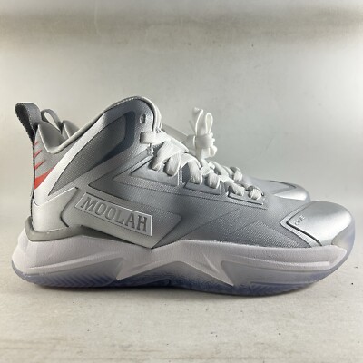Moolah Triple Double Glitch Mode Women’s Basketball Shoes Silver Size 7.5