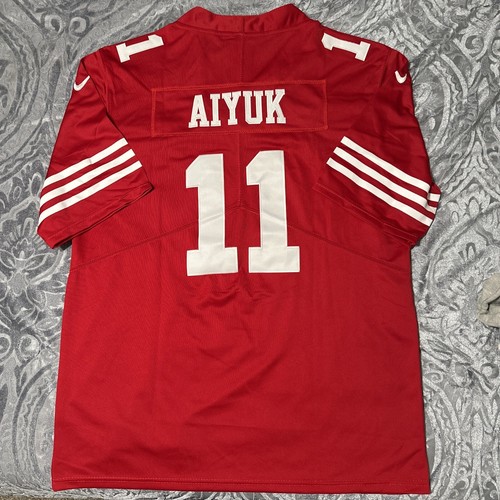 ユニフォーム San Fransisco 49ers Brandon Aiyuk Medium Men's Nike Brandon Aiyuk Scarlet San Francisco 49ers Team