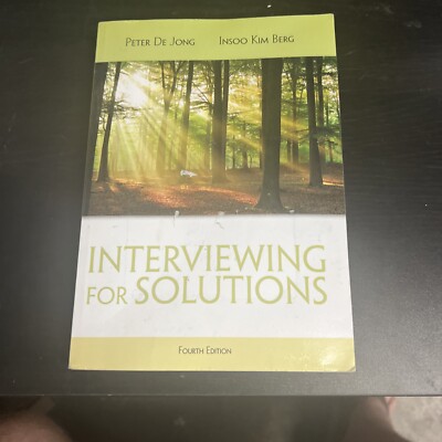 Hse 123 Interviewing Techniques Ser.: Interviewing for Solutions by Peter De...