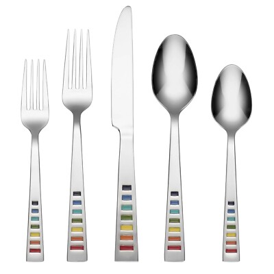 Fiesta Celebration Stainless Steel 20pc. Flatware Set (Service for Four)