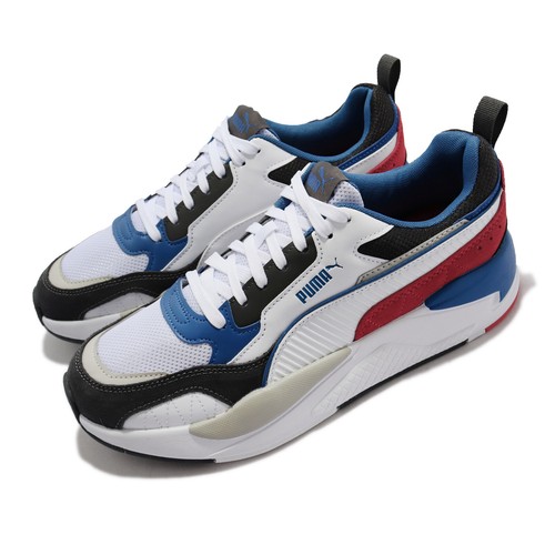

Puma X-Ray 2 Square SD Белый Синий Красный Мужская повседневная обувь унисекс 383203-06, X-ray 2 Square Sd