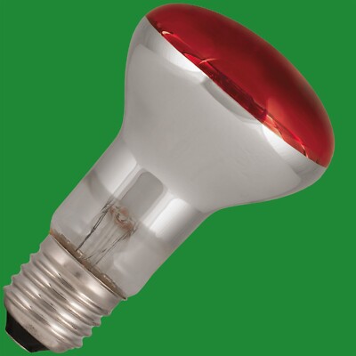 1x 60W R63 Red Coloured Reflector Dimmable Disco Spot Light Bulb ES E27 Screw