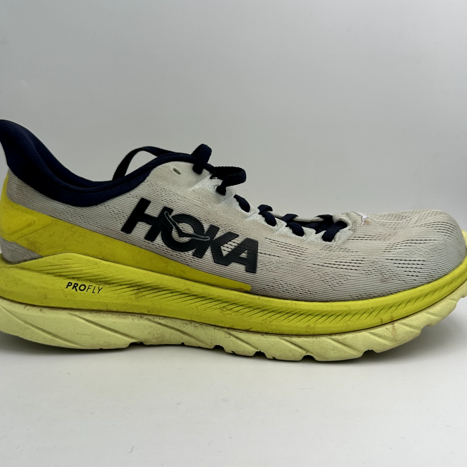 Hoka Profly Neon Green Gray Athletic Sneaker F27221B Woman's Hoka Profly Neon Green Gray Athletic Sneaker F27221B Woman's
