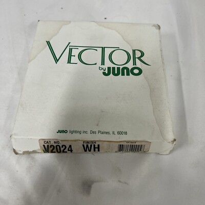 VECTOR BY JUNO ADJUSTABLE CONNECTOR IN WHITE #: V2024WH