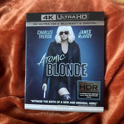 Atomic Blonde 4K Blu-Ray - w/Slipcover