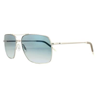 Pre-owned Oliver Peoples Sunglasses Clifton 1150 5036/3f Silver Sapphire Photochromic