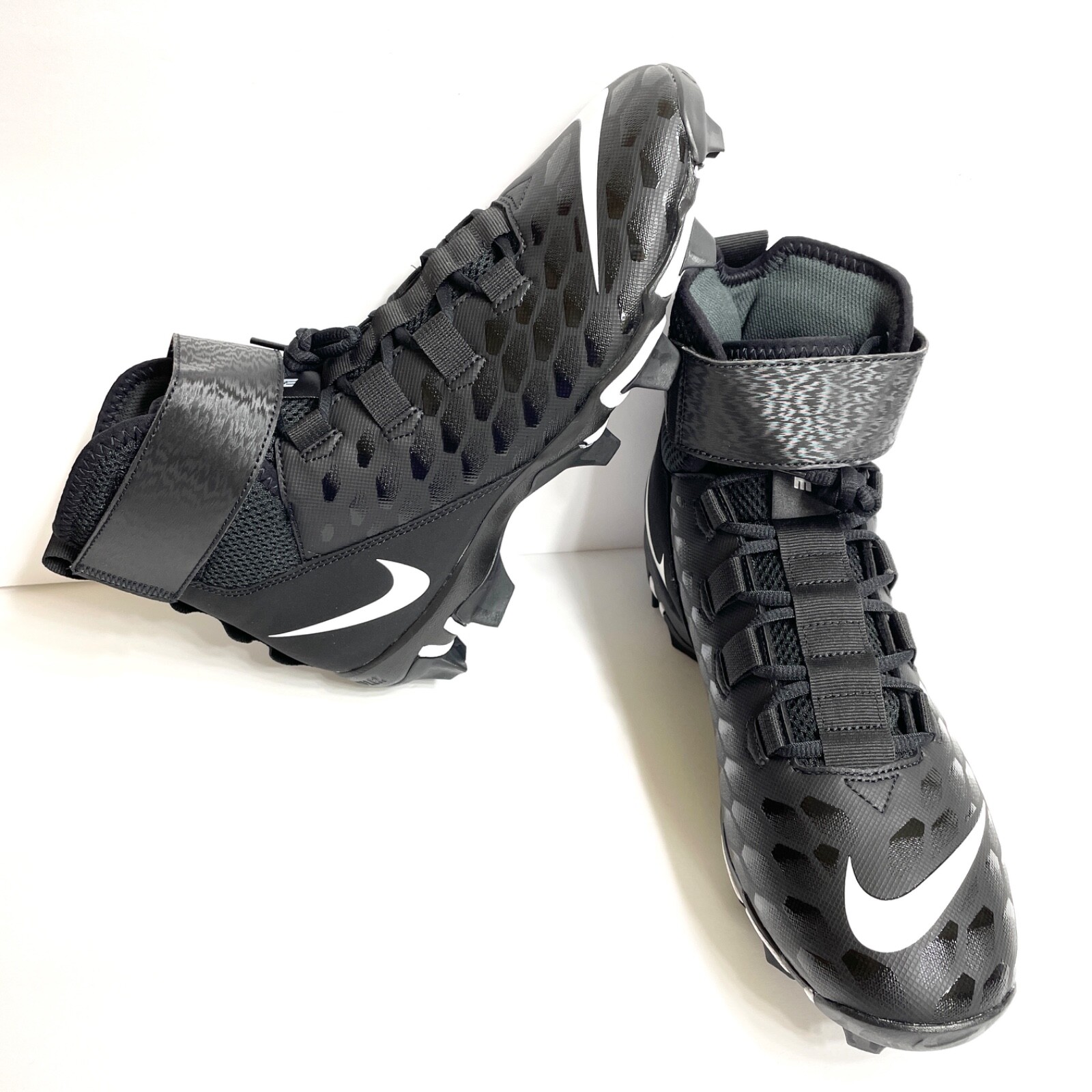 Nike Force Savage Shark 2 Football Cleats Mens Size 9 Black AQ7722-001 |  eBay