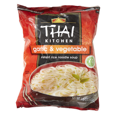 Instant Rice Noodle Soup, Garlic & Vegetable, 1.6 oz (45 g)
