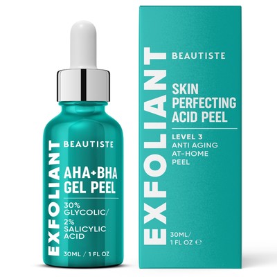 Glycolic Acid & Salicylic Face Peel Medical Grade 100% Pure Acne Scars Wrinkles
