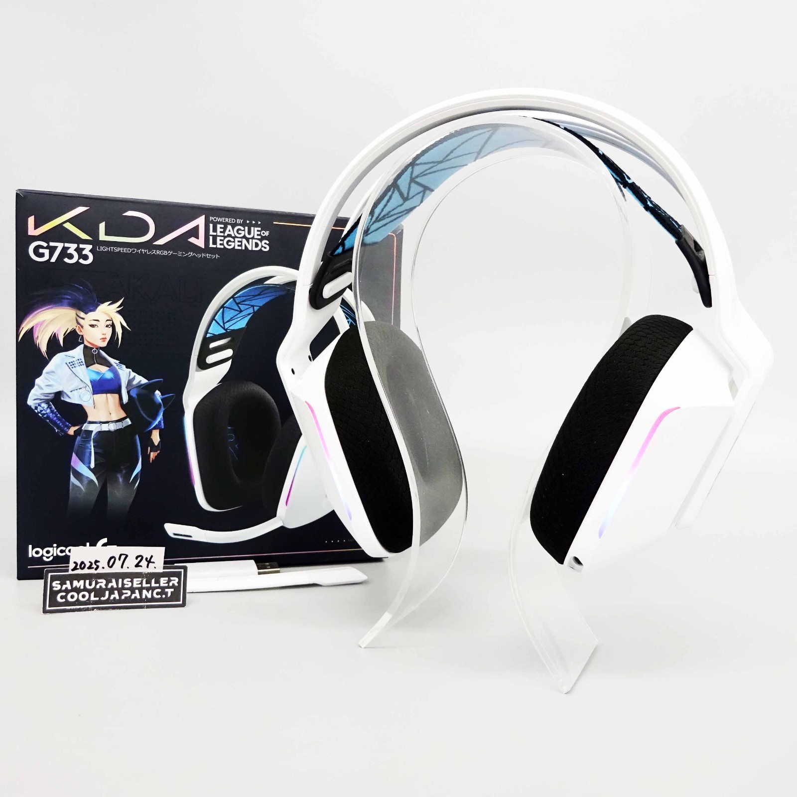 Logitech Logicool G733 KDA LIGHTSPEED Wireless White Gaming