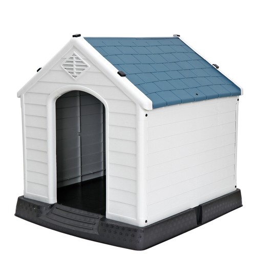 Dog House Shelter Easy to Assemble Perfect for Backyards All-Weather Design 