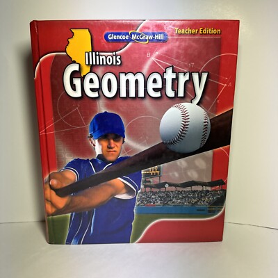 Glencoe McGraw-Hill Illinois Geometry Wraparound Teacher Edition by Carte - GOOD