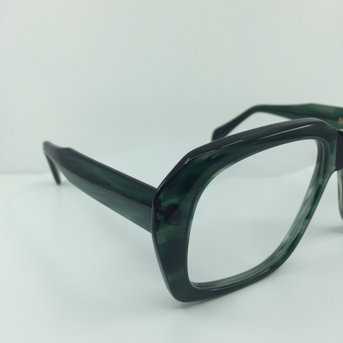 Pre-owned Goliath Ii Eyeglasses Ultra  2 C. Translucent Green 62-20mm Holland In Clear Demo Lenses