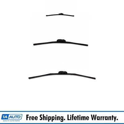Trico Sentry & Exact Fit Windshield Wiper Blade Front & Rear 3pc Set