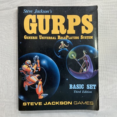 Steve Jackson's GURPS Role Playing Basic Set RuleBook 3rd Edition 1992 Paperback
