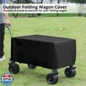 Outdoor Folding Wagon Protective Cover - 600D Oxford Cloth, Waterproof, Heavy-Duty, Dustproof for Collapsible Wagon Carts