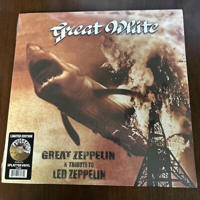 Great White Great Zeppelin Tribute To Led Zeppelin Splatter Vinyl Sealed Record